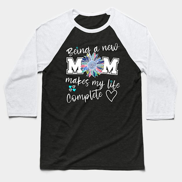 Being a new mom, expecting mother gift, Happy first Mothers Day Baseball T-Shirt by kimbo11